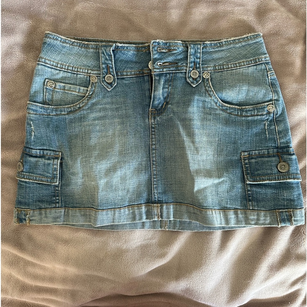 H2j Jean Mini Skirt